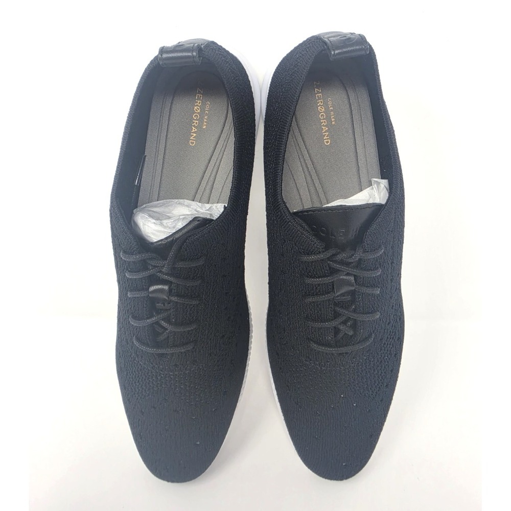Cole Haan‎ 2.Zerogrand Stichlite Knit Wingtip Oxford Black Women's 10 (NIB) - Picture 2 of 11